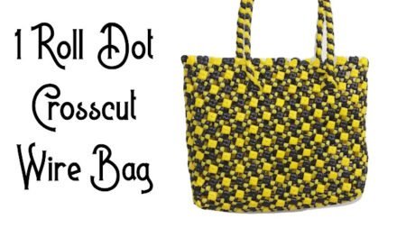 1 Roll Dots Crosscut Wire Bag