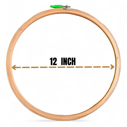 Embroidery Wooden Hoop (3 Ply- Pack of 1)