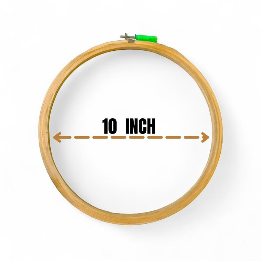 Embroidery Wooden Hoop (3 Ply- Pack of 1)