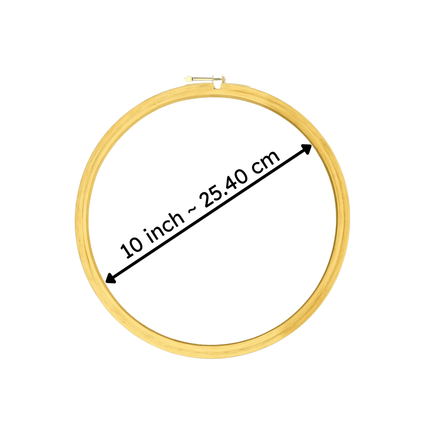 5 Ply Embroidery Wooden Hoop(With Metal Screw)