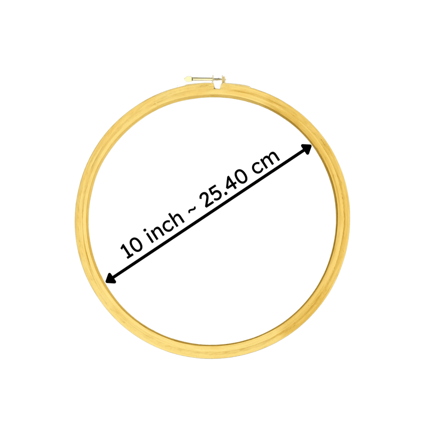 5 Ply Embroidery Wooden Hoop(With Metal Screw)