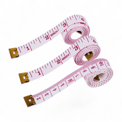 Inch Tape for Measurement (1.5 Meter) – Dual Side Printed PVC Fiberglass, Inch Tape for Tailoring & Body Measurement