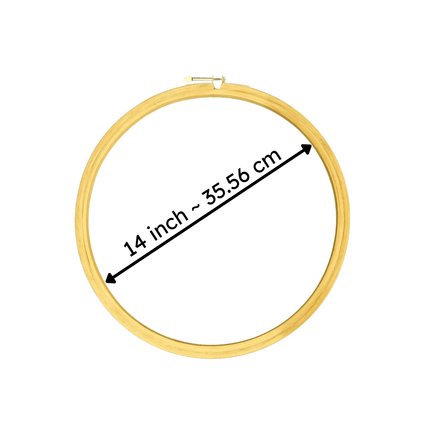 5 Ply Embroidery Wooden Hoop(With Metal Screw)