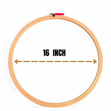 Embroidery Wooden Hoop (3 Ply- Pack of 1)