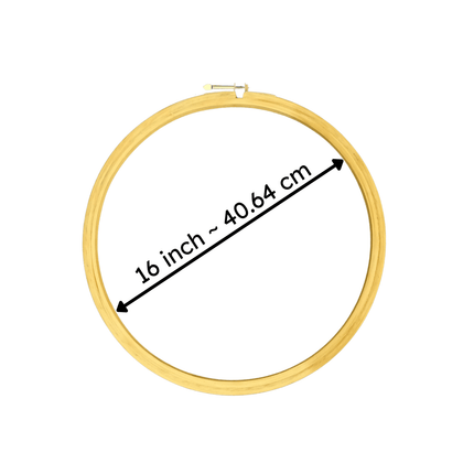 5 Ply Embroidery Wooden Hoop(With Metal Screw)