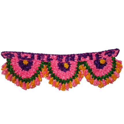 Handi Craft Handmade Colour Woolen Door Hanging Toran/Bandarwal