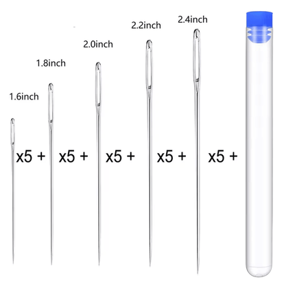25 Pcs Large eye needle Sharp Needle