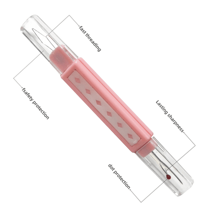 2 in 1 Needle Threader Tool with Seam Ripper – Automatic Needle Thread Inserter for Sewing, Tailoring, Embroidery & Crafts