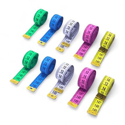 Inch Tape for Measurement (1.5 Meter) – Dual Side Printed PVC Fiberglass, Inch Tape for Tailoring & Body Measurement