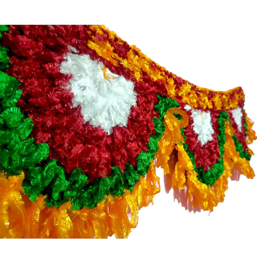 Handi Craft Handmade Colour Woolen Door Hanging Toran/Bandarwal