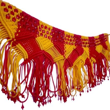Handi Craft Handmade Colour MACRAME Door Hanging Toran/Bandarwal