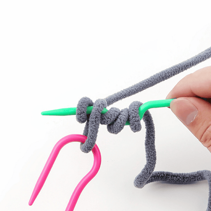 ABS Plastic Cable Stitch Knitting Needles – Set of 3 (3mm, 4mm, 5mm) – Straight Cable Stitch Holder for Knitting & Crochet – DIY Craft Tool