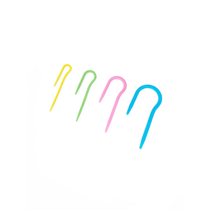 Plastic U-Shaped Cable Stitch Holder(4 Size 4 Pcs Set)