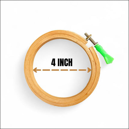 Embroidery Wooden Hoop (3 Ply- Pack of 1)