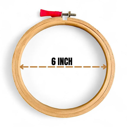 Embroidery Wooden Hoop (3 Ply- Pack of 1)