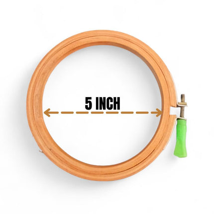 Embroidery Wooden Hoop (3 Ply- Pack of 1)