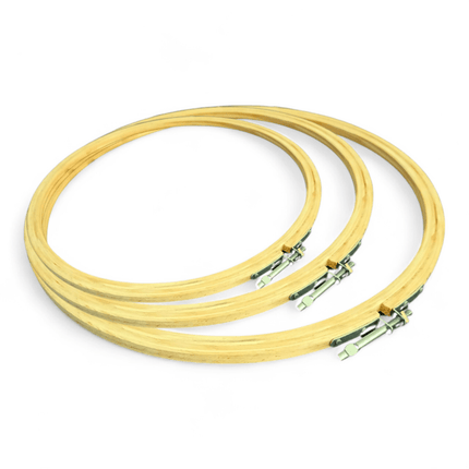 5 Ply Embroidery Wooden Hoop(With Metal Screw)