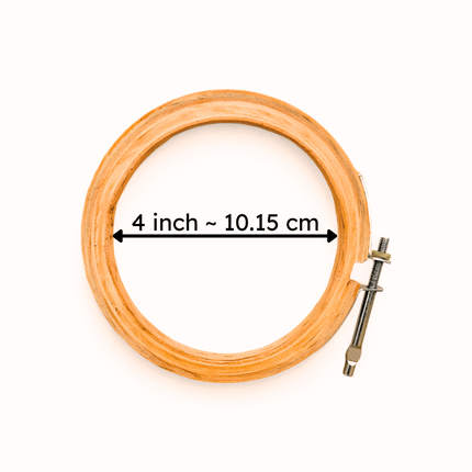 5 Ply Embroidery Wooden Hoop(With Metal Screw)
