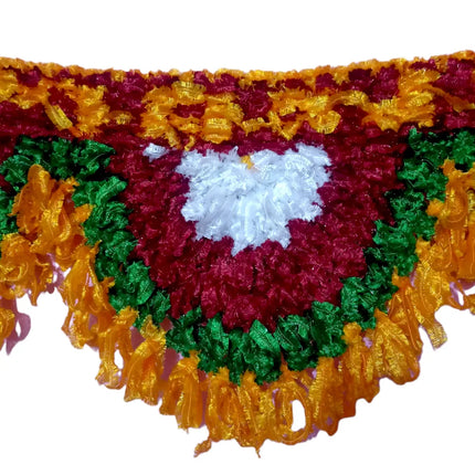 Handi Craft Handmade Colour Woolen Door Hanging Toran/Bandarwal