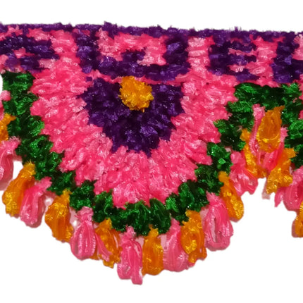 Handi Craft Handmade Colour Woolen Door Hanging Toran/Bandarwal