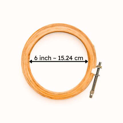 5 Ply Embroidery Wooden Hoop(With Metal Screw)