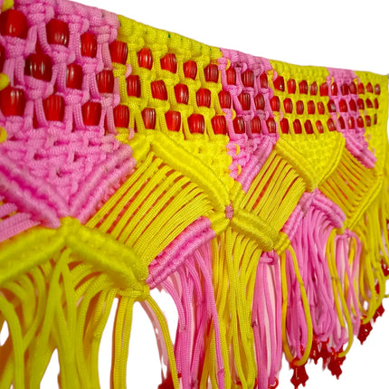 Handi Craft Handmade Colour MACRAME Door Hanging Toran/Bandarwal