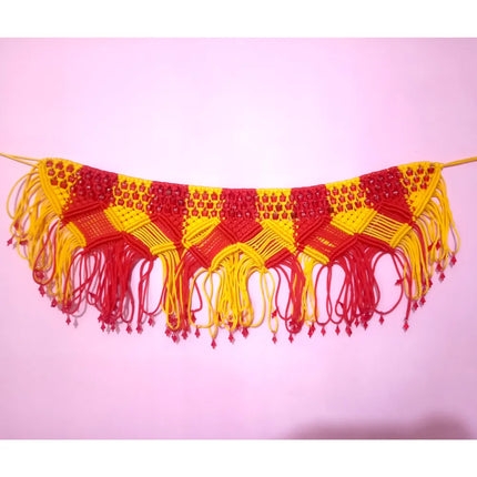 Handi Craft Handmade Colour MACRAME Door Hanging Toran/Bandarwal