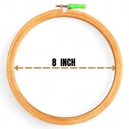 Embroidery Wooden Hoop (3 Ply- Pack of 1)