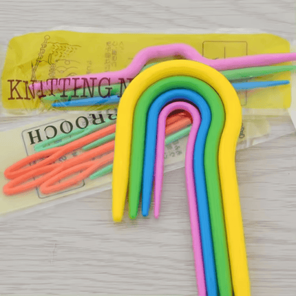 Plastic U-Shaped Cable Stitch Holder(4 Size 4 Pcs Set)