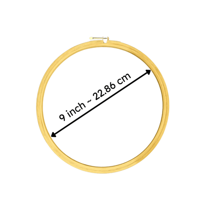 5 Ply Embroidery Wooden Hoop(With Metal Screw)