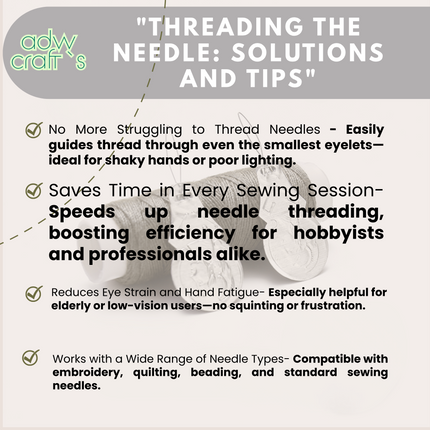 Needle Threader Tool Kit