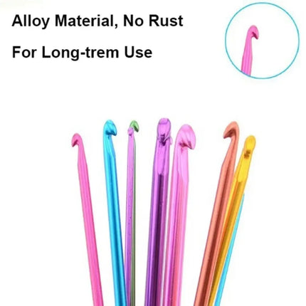 Aluminum Multicolor Crochet Hooks Needle