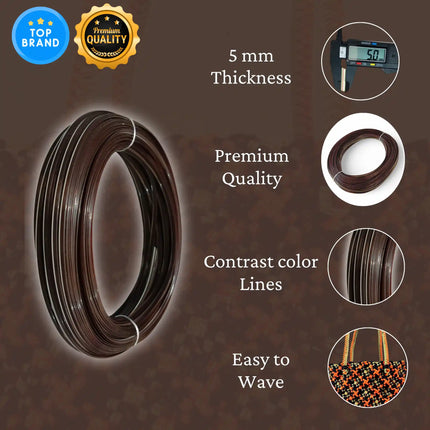 Coffee - Disco Wire for Basket Making