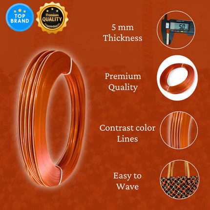 Copper - Disco Wire for Basket Making