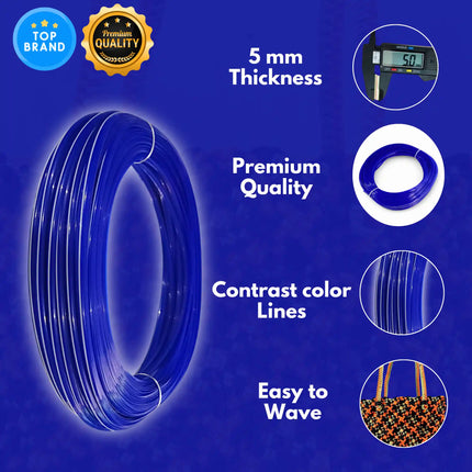 Dark Violet - Disco Wire for Basket Making