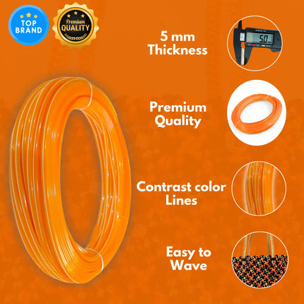 Mango Yellow - Disco Wire for Basket Making