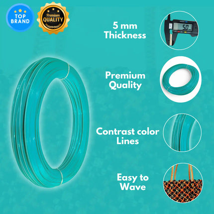 Rama Green - Disco Wire for Basket Making
