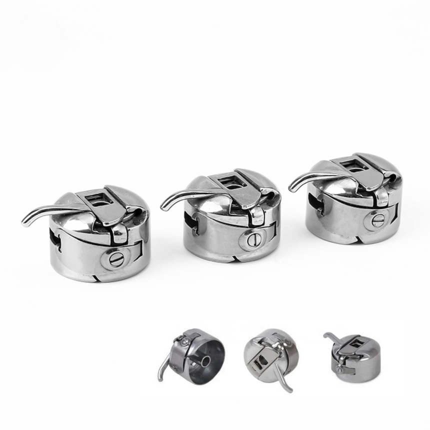 Premium Steel Bobbin Case for Domestic & Industrial Machines – Fits Singer/Usha/Brother/Vidya – Trusted Tailoring Quality