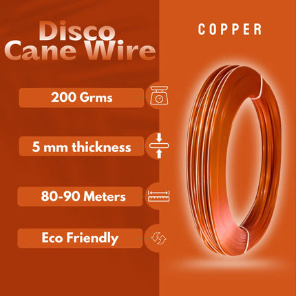Copper - Disco Wire for Basket Making