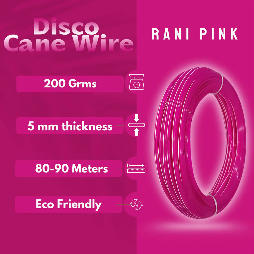Megenta - Disco Wire for Basket Making