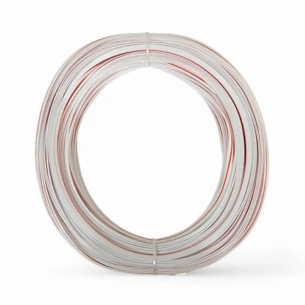 White - Disco Wire for Basket Making