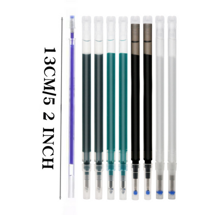 Heat Erasable Fabric Marker Pen Refills for Tailoring, Sewing & Embroidery – Yoke MMC-420-RF | Disappearing Ink Pens for Clothes & Aari Work