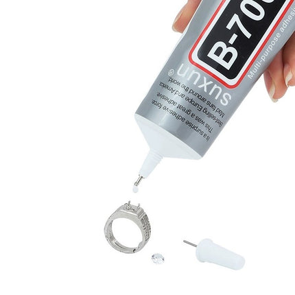 B-7000 Multi-Purpose Adhesive Glue for DIY, Mobile Repair, Craft Projects – Waterproof, Flexible, Strong Bond