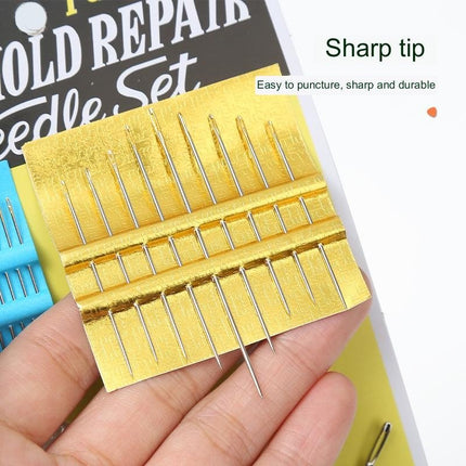 Multi-Purpose Household Repair Needle Set – 24 Pcs Heavy-Duty Hand Sewing Needles for Upholstery, Carpet, Sail, Sack, Mattress, and General Use