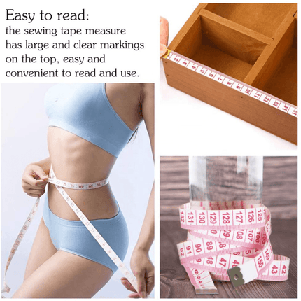 Inch Tape for Measurement (1.5 Meter) – Dual Side Printed PVC Fiberglass, Inch Tape for Tailoring & Body Measurement