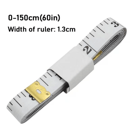 Inch Tape for Measurement (1.5 Meter) – Dual Side Printed PVC Fiberglass, Inch Tape for Tailoring & Body Measurement