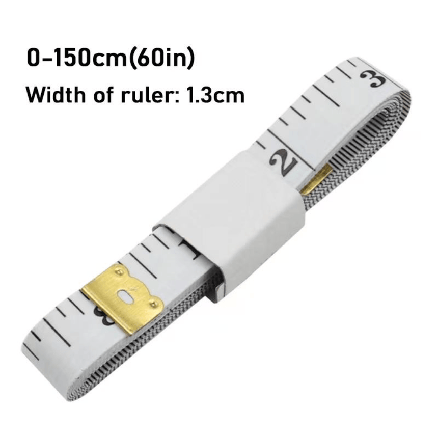 Inch Tape for Measurement (1.5 Meter) – Dual Side Printed PVC Fiberglass, Inch Tape for Tailoring & Body Measurement