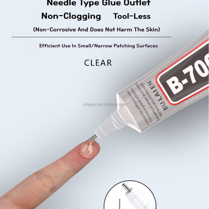 B-7000 Multi-Purpose Adhesive Glue for DIY, Mobile Repair, Craft Projects – Waterproof, Flexible, Strong Bond