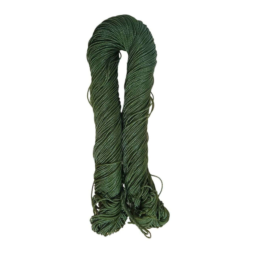 Leaf Green - Crochet Wire for Basket Making-  (Twisted Wire for Basket Making)