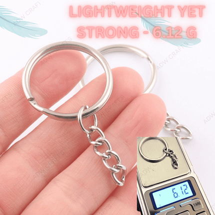 Silver Keychain Rings - No.14 - Reguler